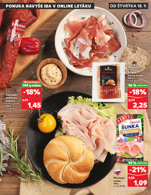 Kaufland 18.9. - 24.9. - Kaufland Prešov - Sekčov 