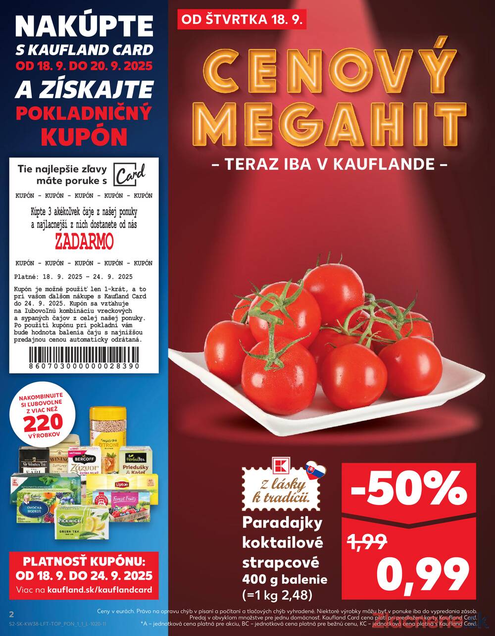 Leták Kaufland - Kaufland 18.9. - 24.9. - Kaufland Skalica - Mallého - strana 2