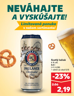 Kaufland 18.9. - 24.9. - Kaufland Skalica - Mallého