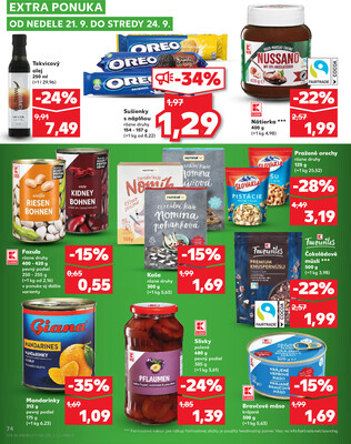 Kaufland 18.9. - 24.9. - Kaufland Skalica - Mallého