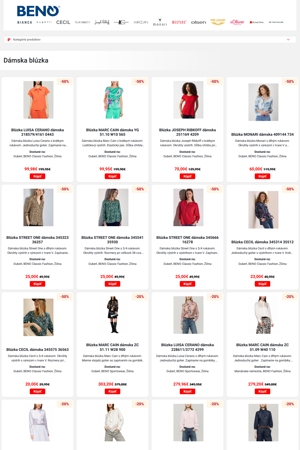 leták Beno Fashion