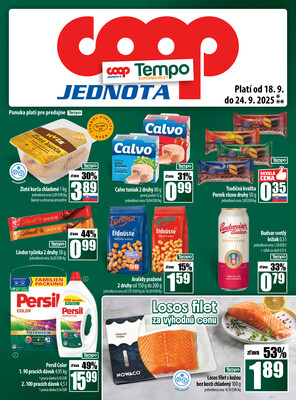 Leták COOP Jednota Slovensko
		  platný do 24.9.2025 - strana 25