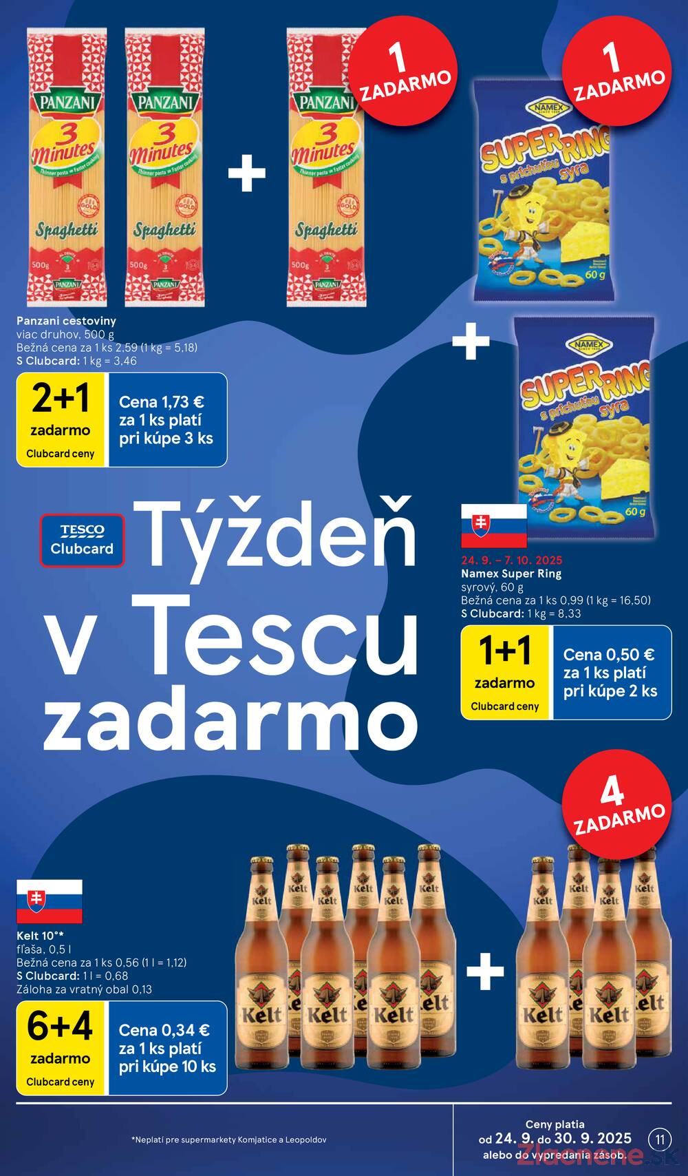 Leták Tesco - Tesco supermarkety od 24.9. do 30.9.2025 - strana 11