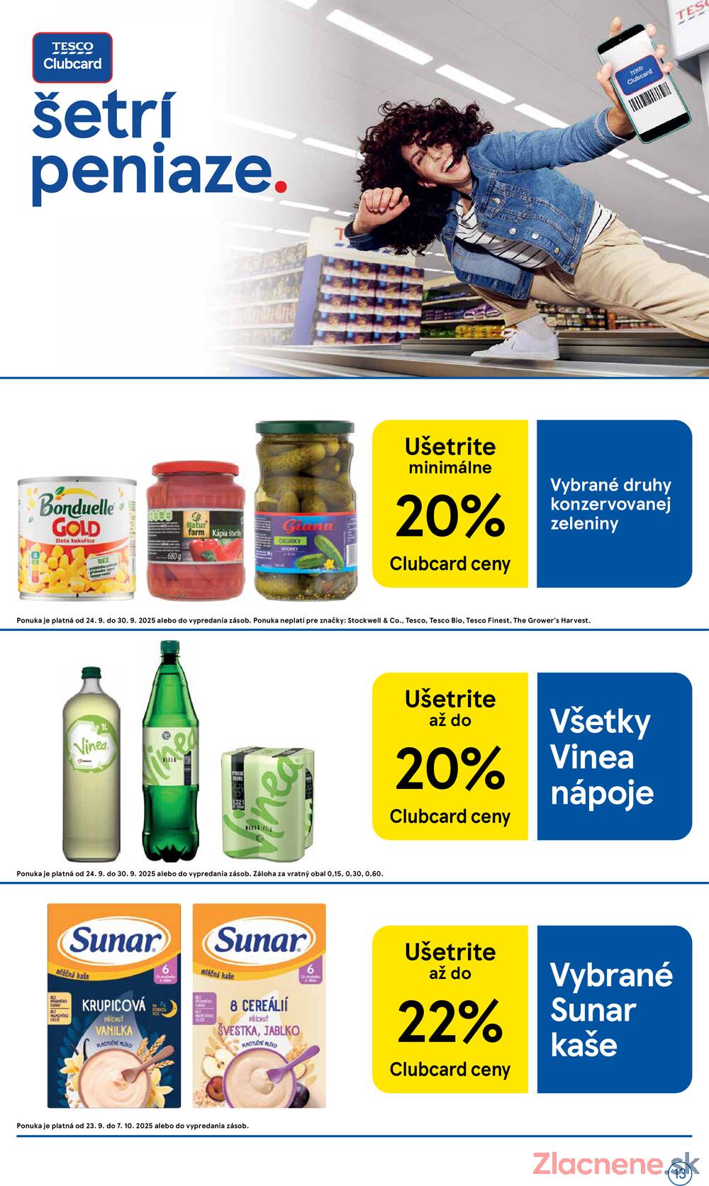 Leták Tesco - Tesco supermarkety od 24.9. do 30.9.2025 - strana 13