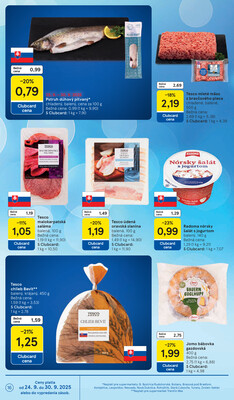 Tesco supermarkety od 24.9. do 30.9.2025