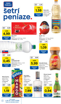 Tesco malé hypermarkety od 24.9. do 30.9.2025