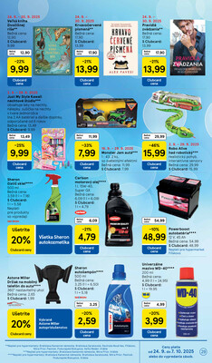Tesco malé hypermarkety od 24.9. do 30.9.2025