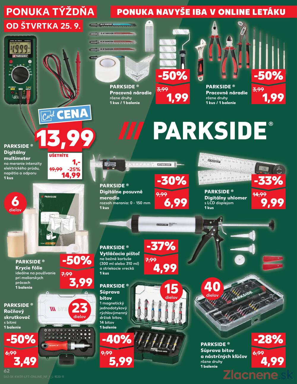 Leták Kaufland - Kaufland 25.9. - 1.10. - Kaufland Brezno - strana 62