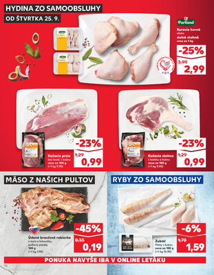 Kaufland 25.9. - 1.10. - Kaufland Brezno