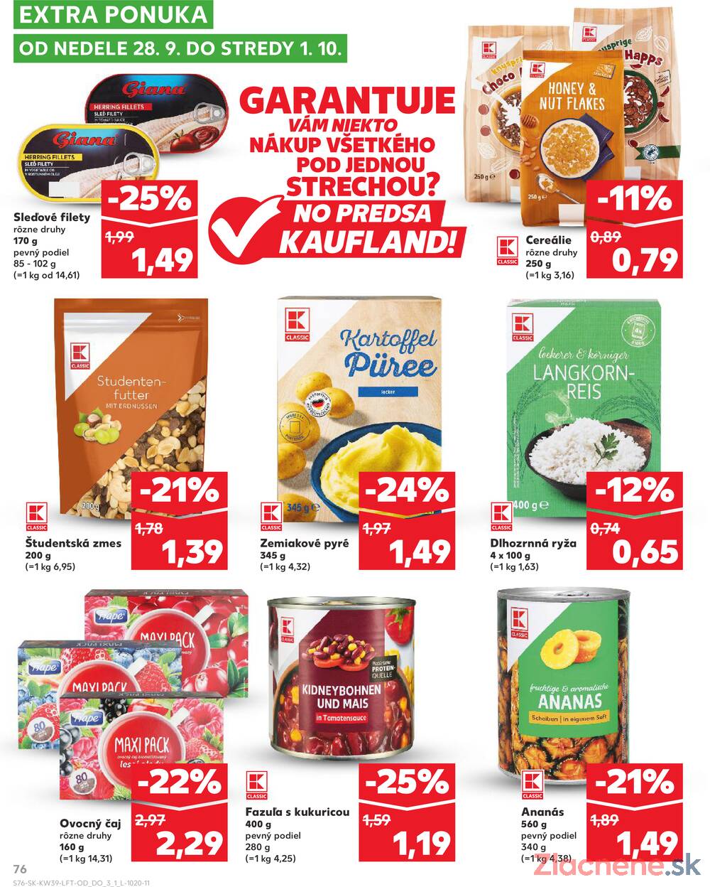 Leták Kaufland - Kaufland 25.9. - 1.10. - Kaufland Michalovce - strana 76