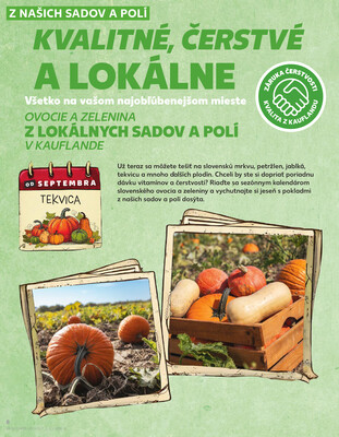 Kaufland 25.9. - 1.10. - Kaufland Michalovce