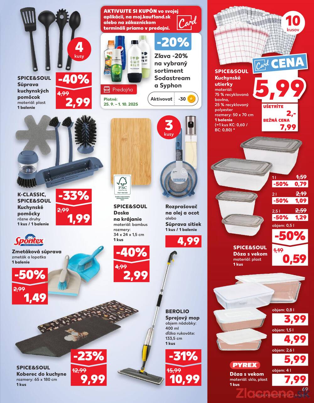 Leták Kaufland - Kaufland 25.9. - 1.10. - Kaufland Stará Ľubovňa - strana 69