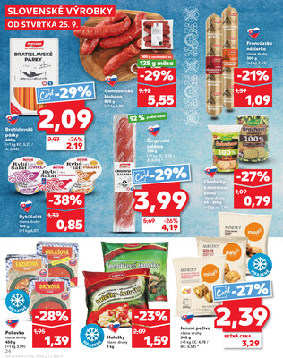 Kaufland 25.9. - 1.10. - Kaufland Stará Ľubovňa