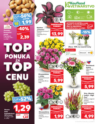 Kaufland 25.9. - 1.10. - Kaufland Trebišov