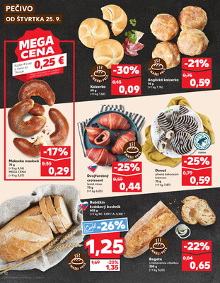 Kaufland 25.9. - 1.10. - Kaufland Trebišov