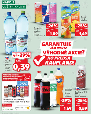 Kaufland 25.9. - 1.10. - Kaufland Rožňava