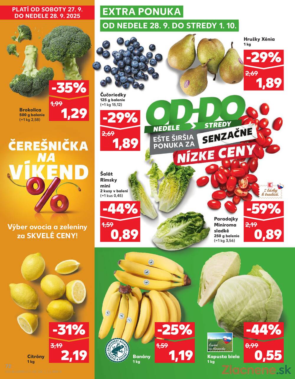 Leták Kaufland - Kaufland 25.9. - 1.10. - Kaufland Svidník - strana 72