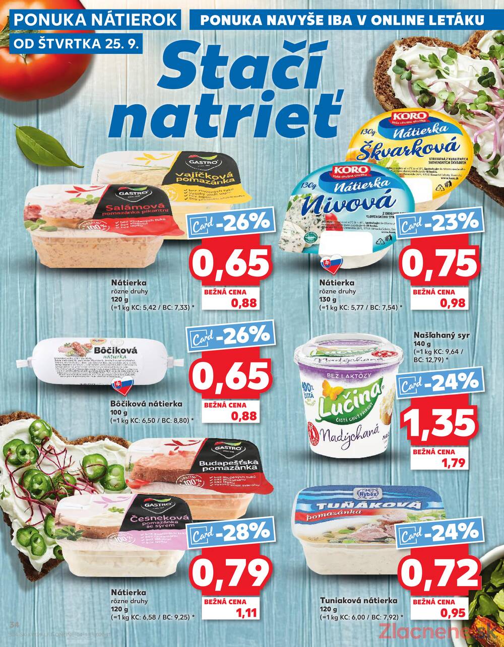 Leták Kaufland - Kaufland 25.9. - 1.10. - Kaufland Michalovce (Humenská cesta) - strana 34