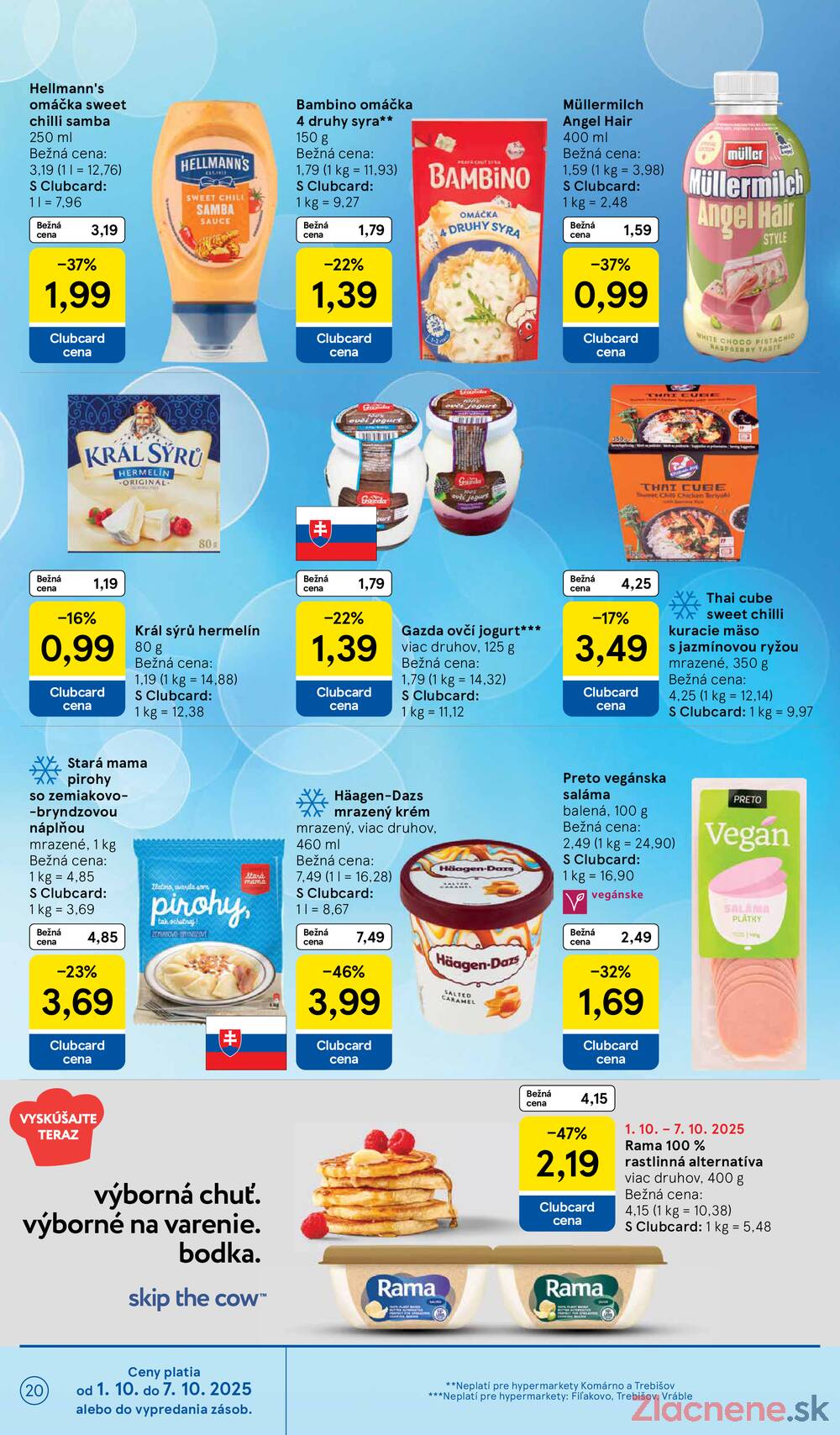 Leták Tesco - Tesco malé hypermarkety od 1.10. do 7.10.2025 - strana 20