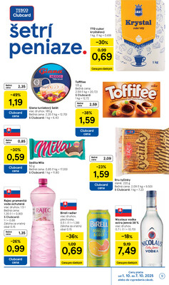 Tesco malé hypermarkety od 1.10. do 7.10.2025