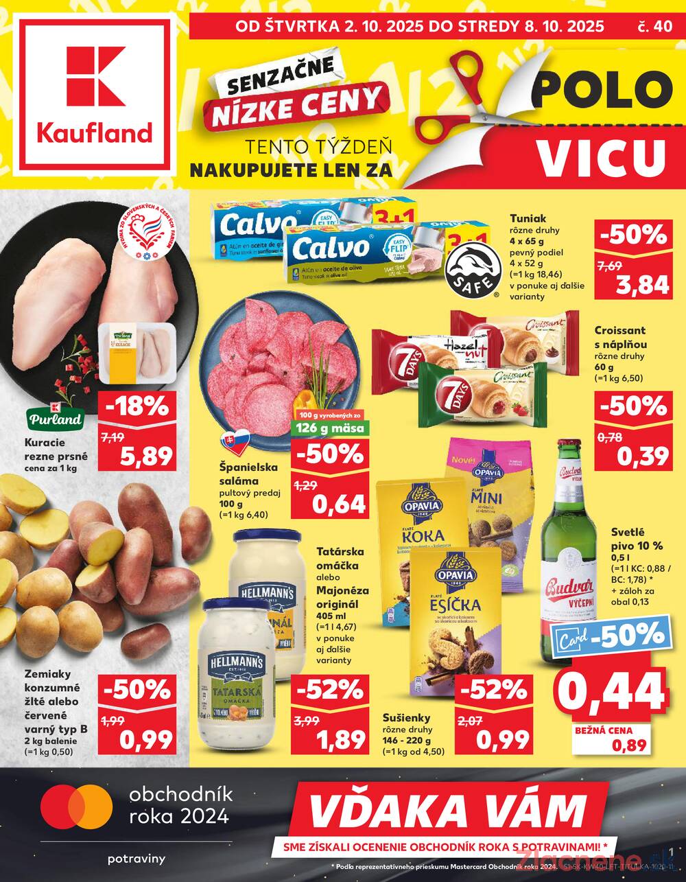 Leták Kaufland - Kaufland 2.10. - 8.10. - Kaufland Dolný Kubín - strana 1