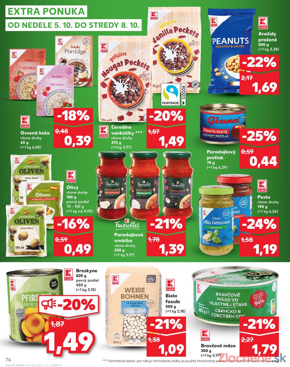 Leták Kaufland - Kaufland 2.10. - 8.10. - Kaufland Rožňava - strana 76