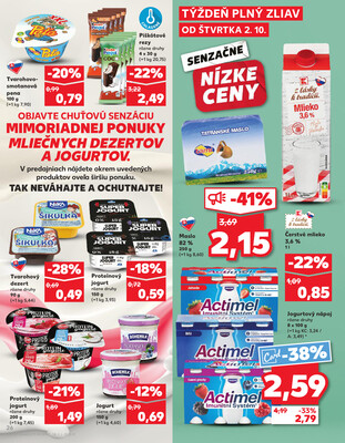 Kaufland 2.10. - 8.10. - Kaufland Michalovce (Humenská cesta)