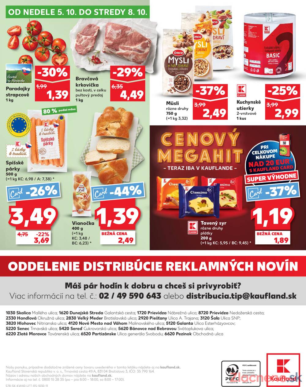 Leták Kaufland - Kaufland 2.10. - 8.10. - Kaufland Piešťany - strana 78