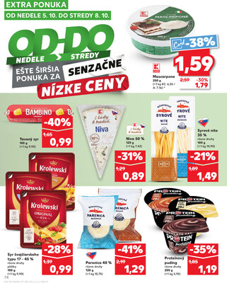 Kaufland 2.10. - 8.10. - Kaufland Piešťany