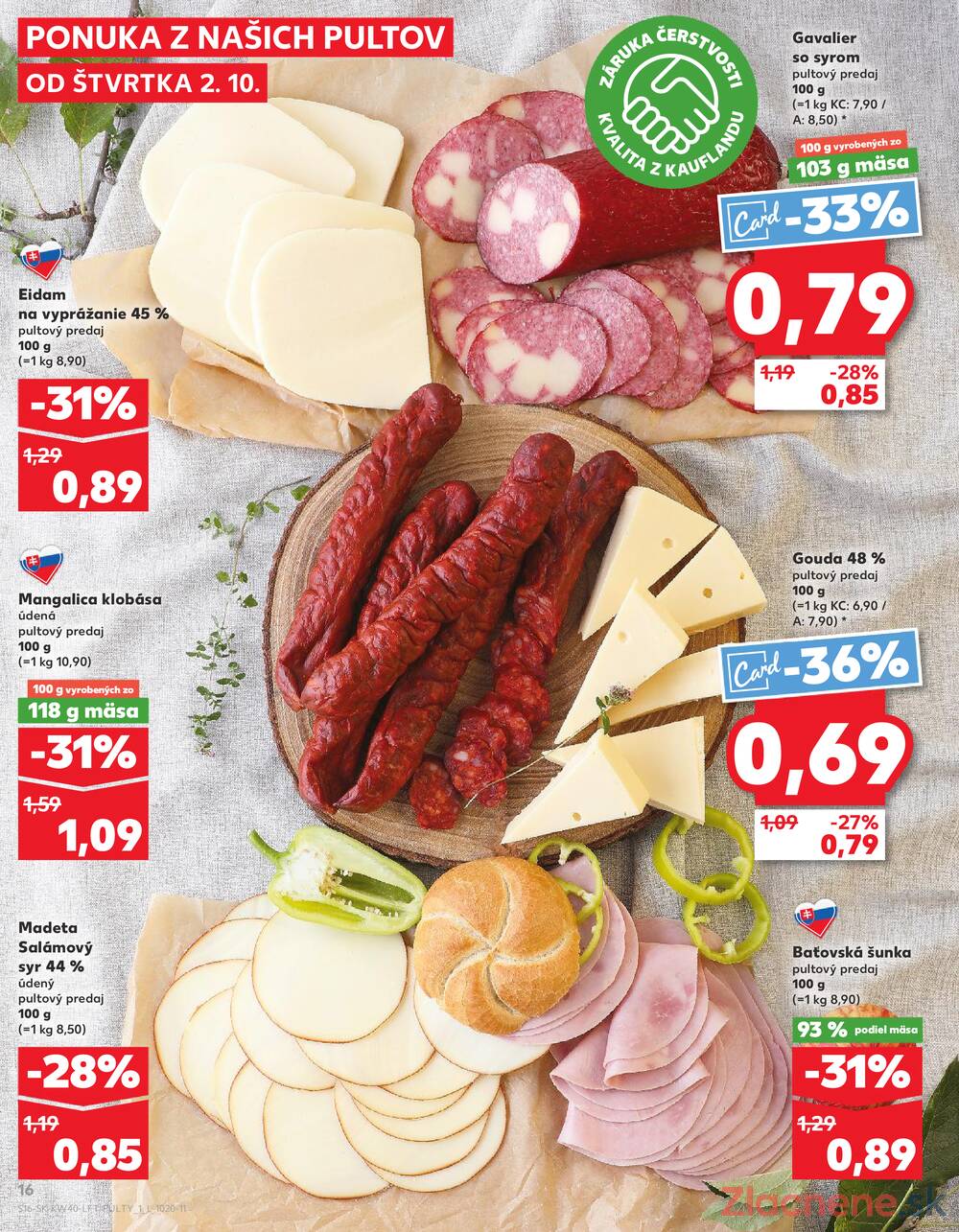 Leták Kaufland - Kaufland 2.10. - 8.10. - Kaufland Zlaté Moravce - strana 16