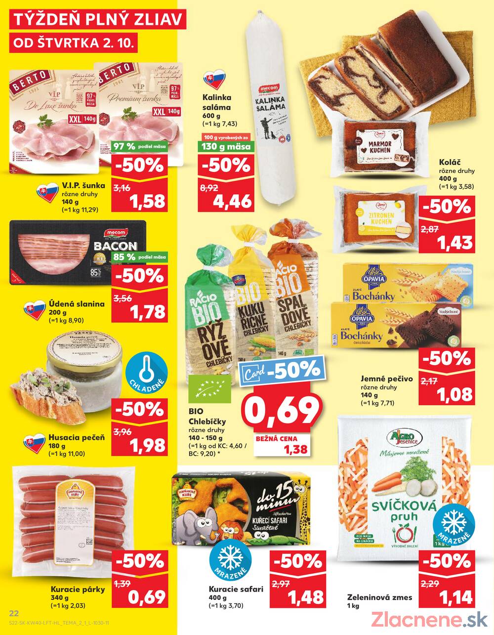 Leták Kaufland - Kaufland 2.10. - 8.10. - Kaufland Zlaté Moravce - strana 22