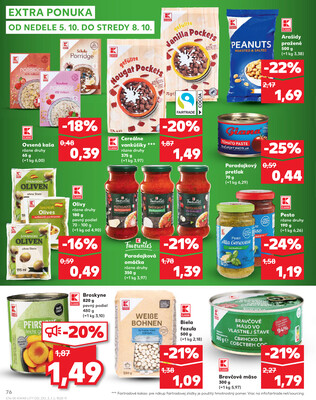 Kaufland 2.10. - 8.10. - Kaufland Zlaté Moravce