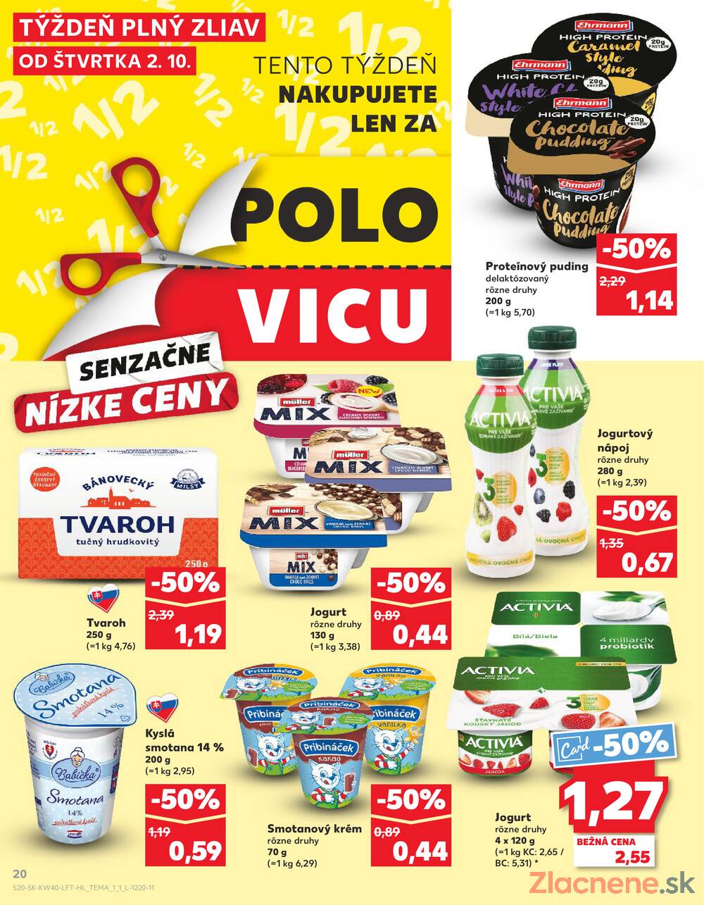 Leták Kaufland - Kaufland 2.10. - 8.10. - Kaufland Trnava - Nová ul. - strana 20