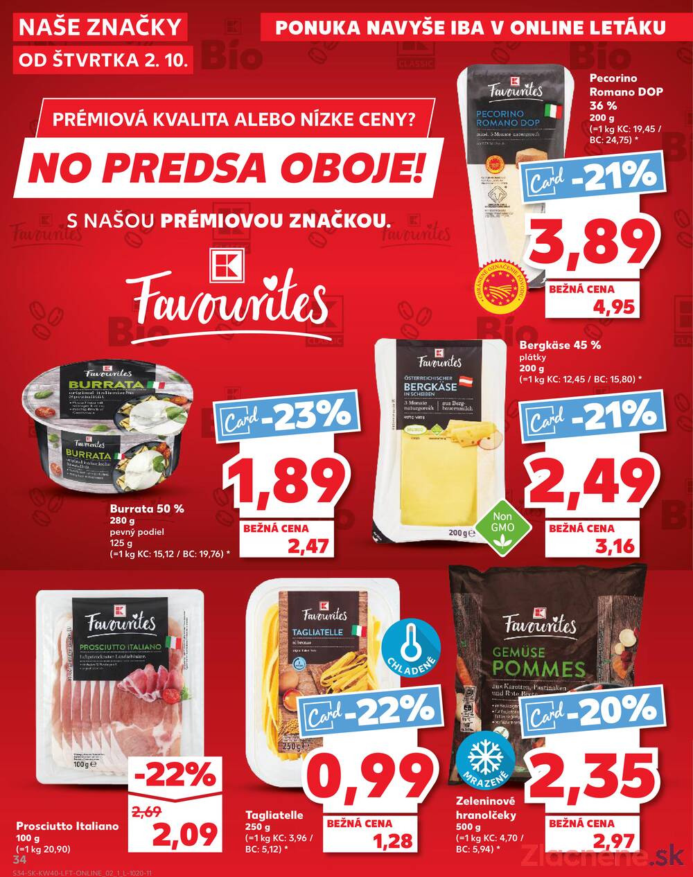 Leták Kaufland - Kaufland 2.10. - 8.10. - Kaufland Trnava - Nová ul. - strana 34