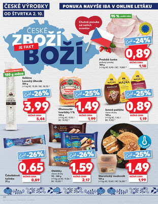 Kaufland 2.10. - 8.10. - Bratislava-Patrónka