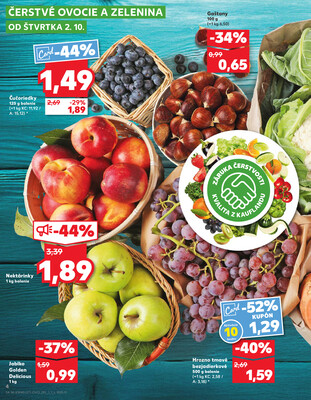 Kaufland 2.10. - 8.10. - Kaufland Liptovský Mikuláš