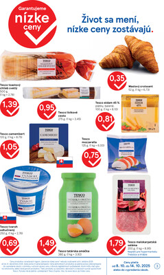 Tesco malé hypermarkety od 8.10. do 14.10.2025