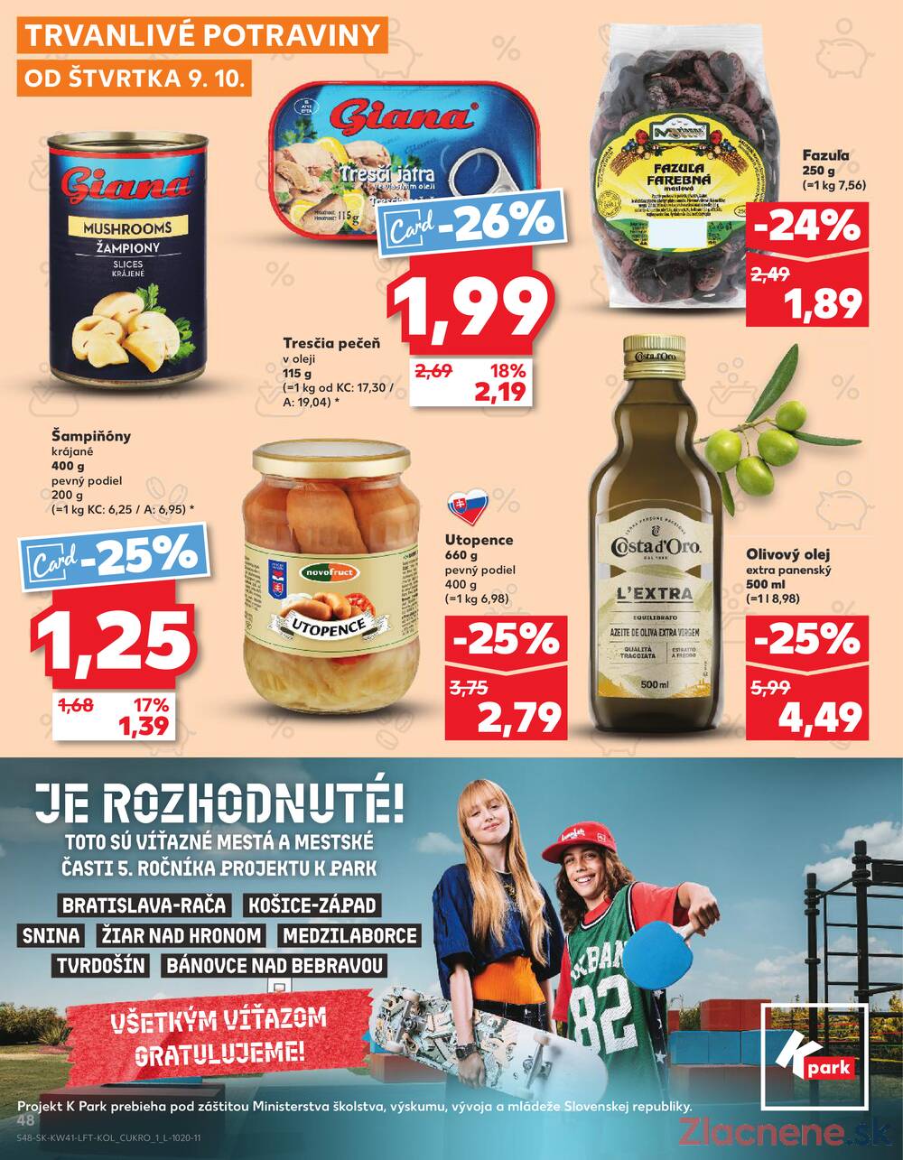 Leták Kaufland - Kaufland 9.10. - 15.10. - Kaufland Brezno - strana 48