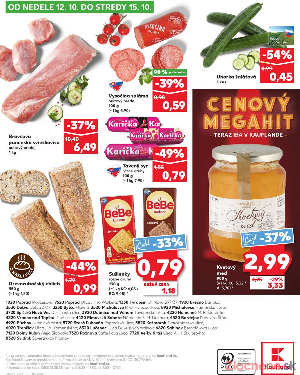 Leták Kaufland - Kaufland 9.10. - 15.10. - Kaufland Brezno - strana 80 Leták Kaufland - Kaufland 9.10. - 15.10. - Kaufland Brezno - strana 80