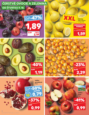 Kaufland 9.10. - 15.10. - Kaufland Bytča