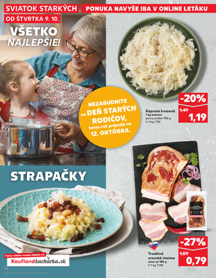 Kaufland 9.10. - 15.10. - Kaufland Bytča