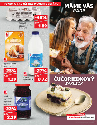Kaufland 9.10. - 15.10. - Kaufland Bytča