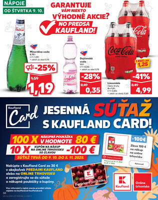 Kaufland 9.10. - 15.10. - Kaufland Bytča