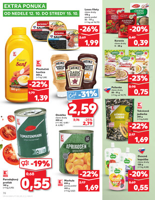 Kaufland 9.10. - 15.10. - Kaufland Bytča