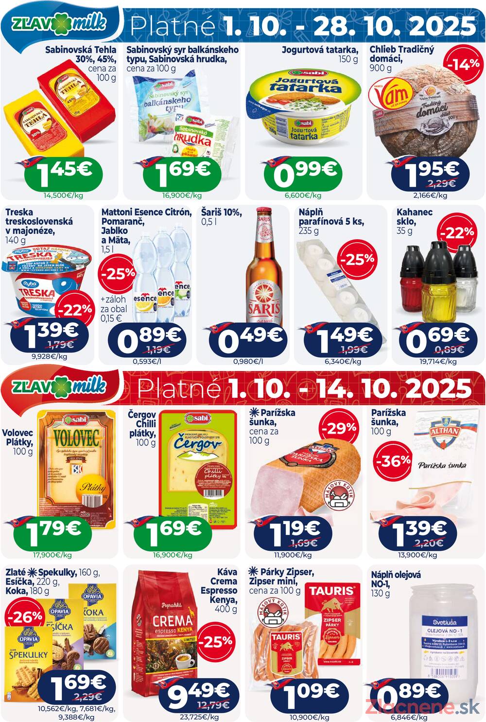 Leták MILK - AGRO - MILK - AGRO do 14.10. - strana 12 Leták MILK - AGRO - MILK - AGRO do 14.10. - strana 12