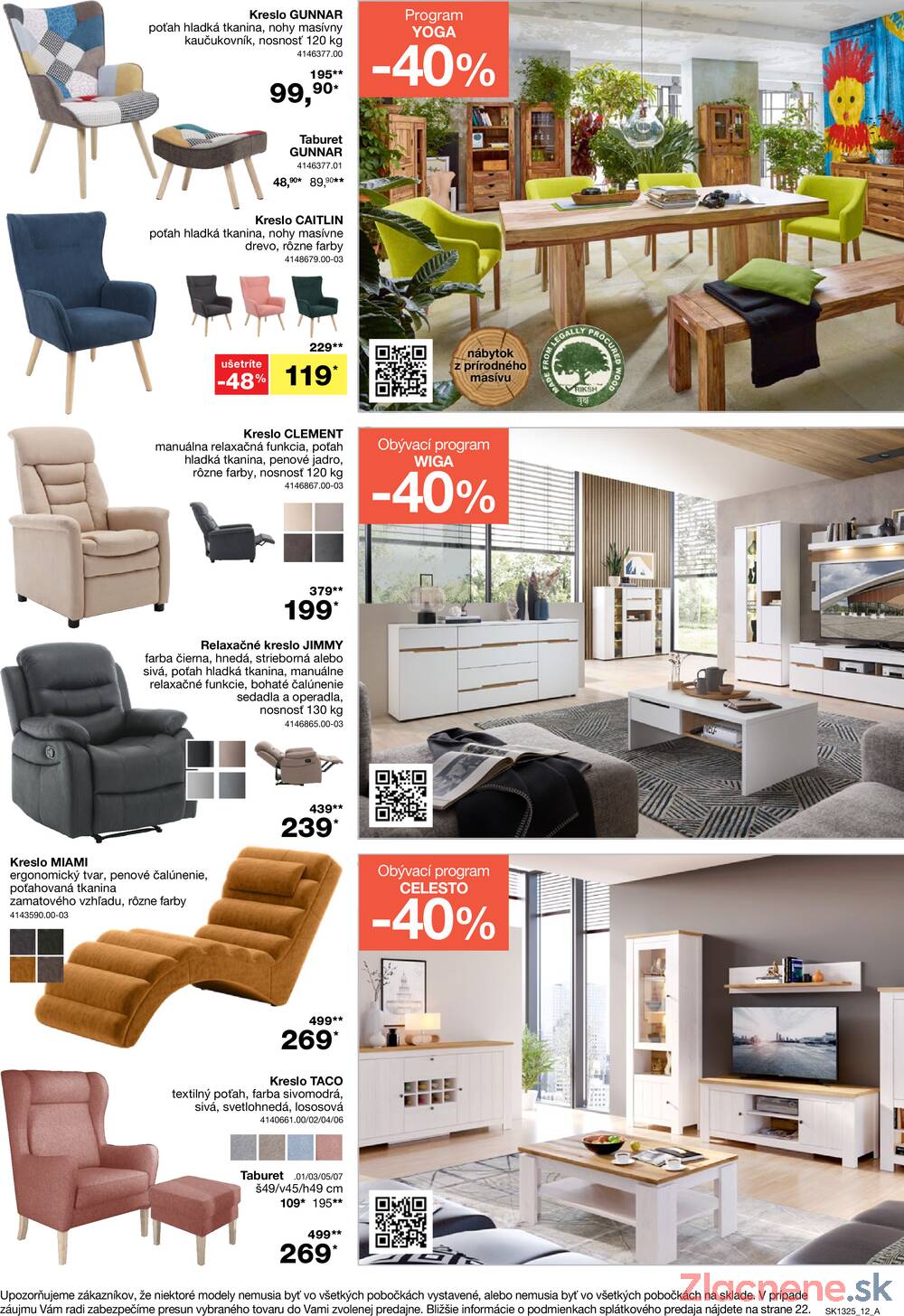 Leták SCONTO nábytok
		  platný do 4.11.2025 - strana 12