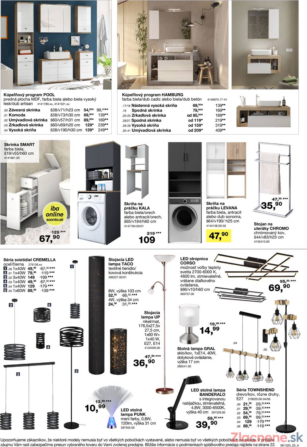 Leták SCONTO nábytok
		  platný do 4.11.2025 - strana 20