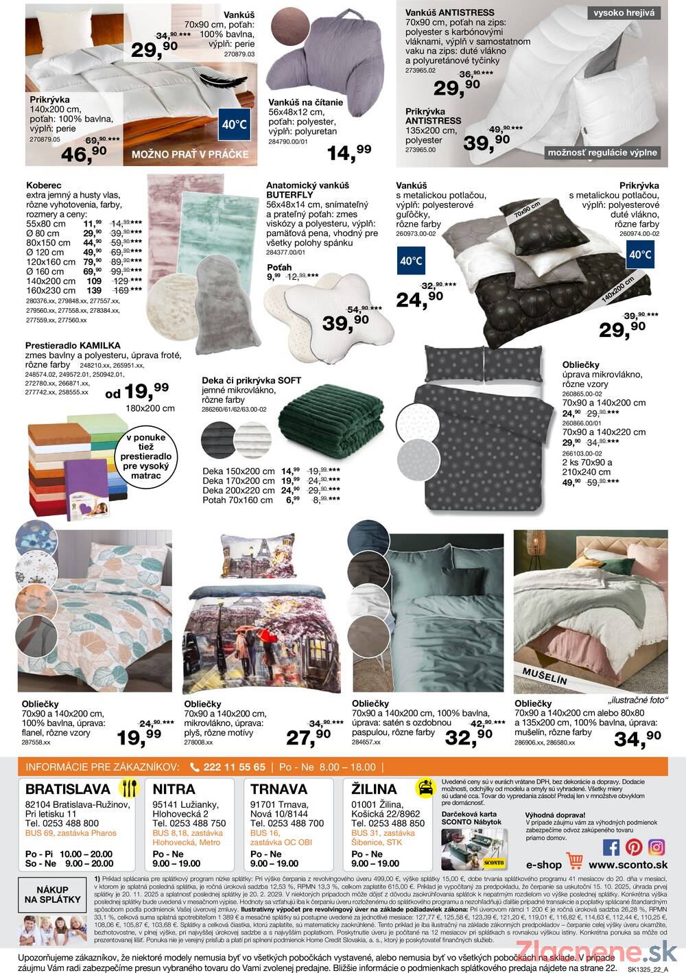 Leták SCONTO nábytok
		  platný do 4.11.2025 - strana 22