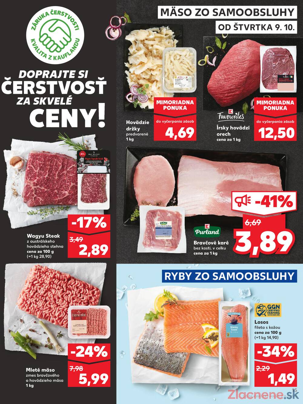 Leták Kaufland - Kaufland 9.10. - 15.10. - Kaufland Poprad - Jiřího Wolkera - strana 15