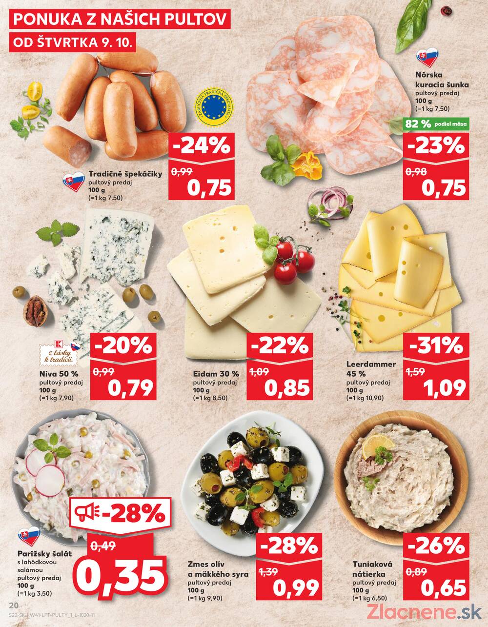 Leták Kaufland - Kaufland 9.10. - 15.10. - Kaufland Poprad - Jiřího Wolkera - strana 20